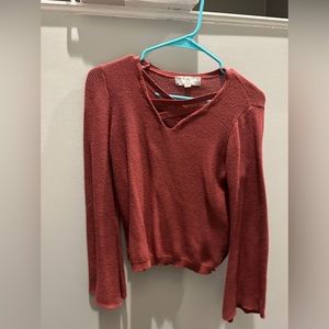 Pink Rose sweater size small